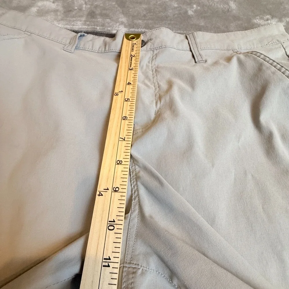 Weatherproof Vintage‎ Men's Cargo Shorts Size 36 Gray Stretch Performance Nylon